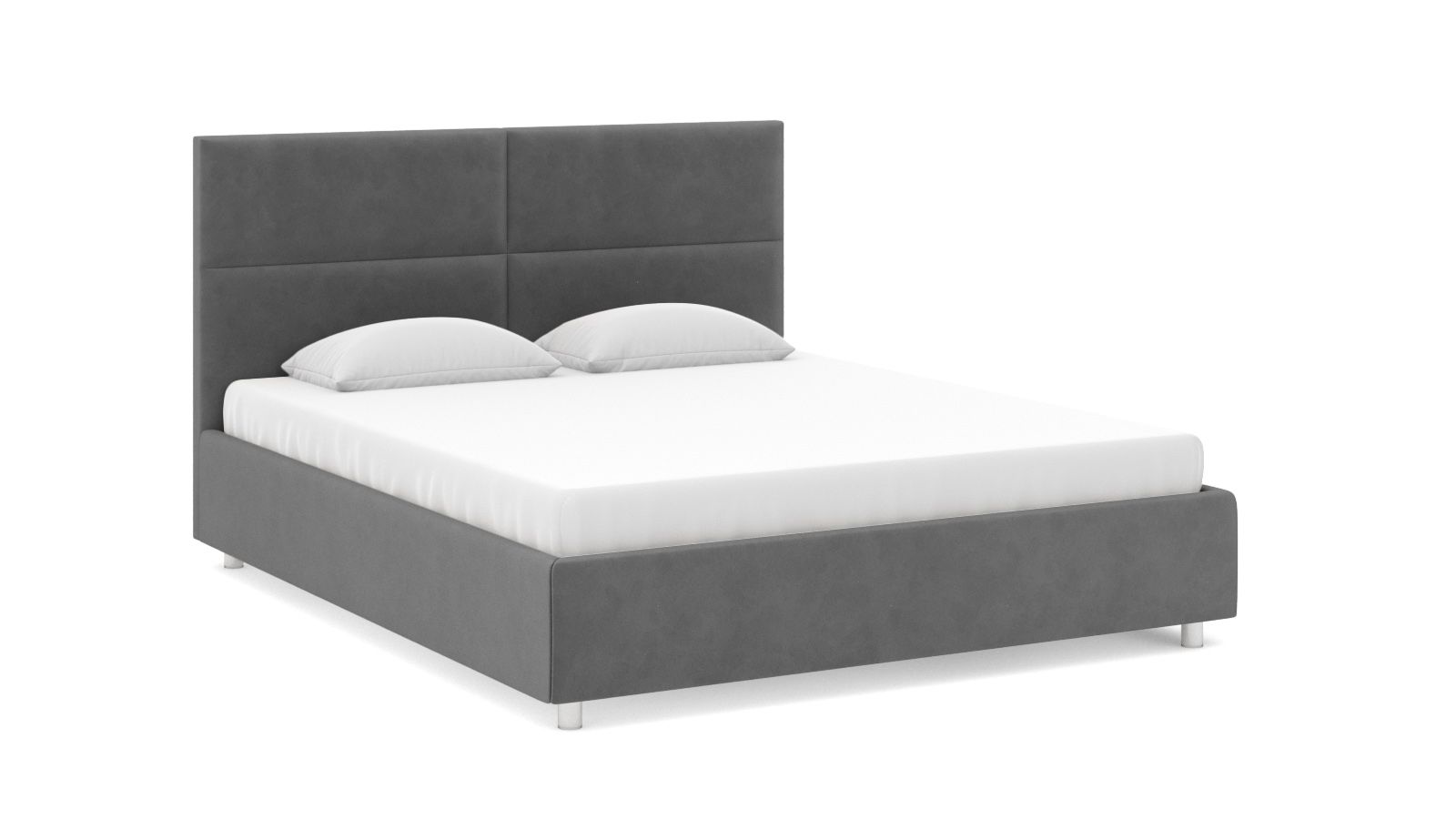 

Кровать Askona Star I Sky Velvet 16 140х200, Серый