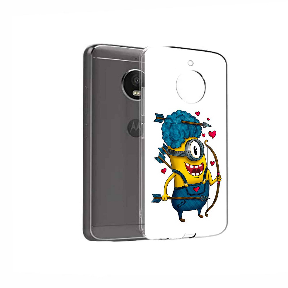 

Чехол MyPads Tocco для Motorola Moto E4 Миньон купидон (PT99977.370.117), Прозрачный, Tocco
