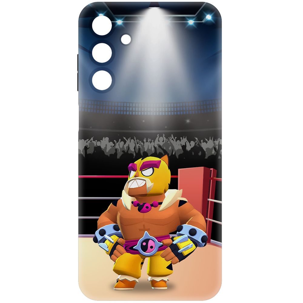 

Чехол-накладка Krutoff Soft Case Brawl Stars - Эль Тигро для Samsung Galaxy M15 черный