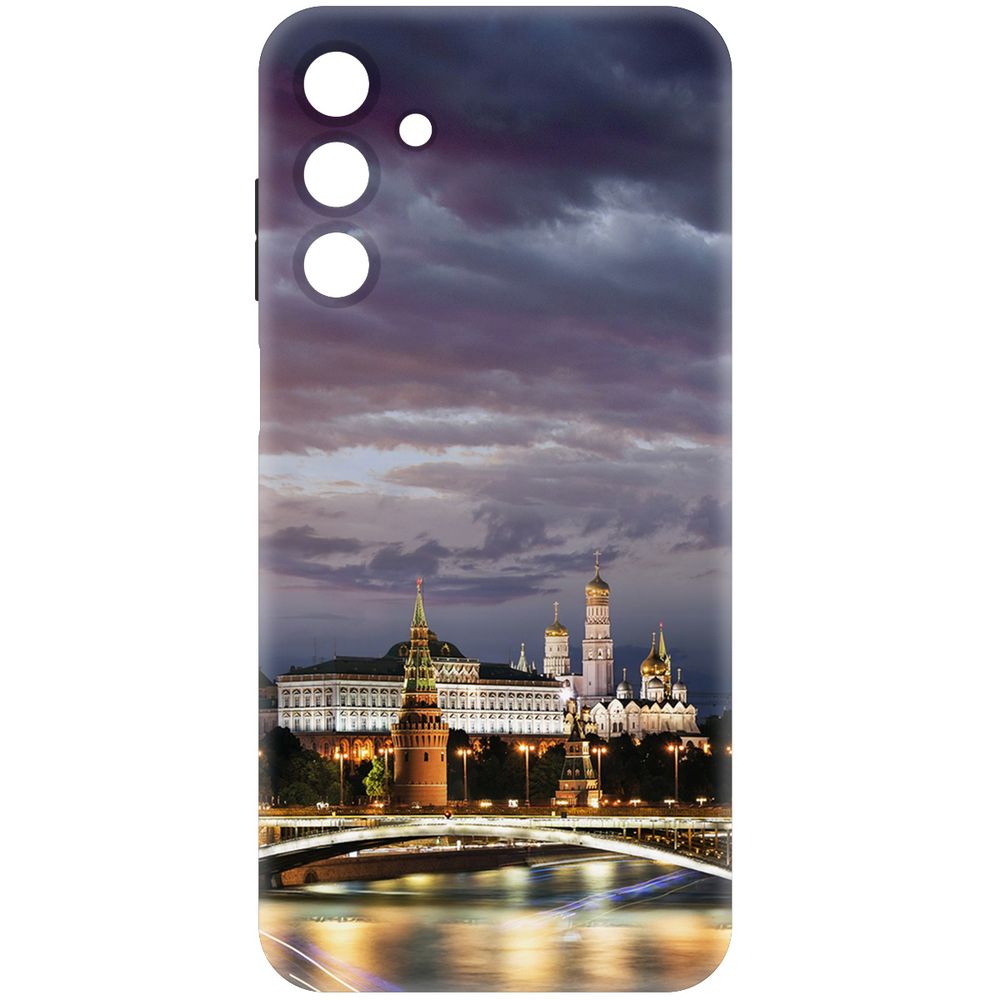 

Чехол-накладка Krutoff Soft Case Россия, Московский Кремль для Samsung Galaxy M15 черный