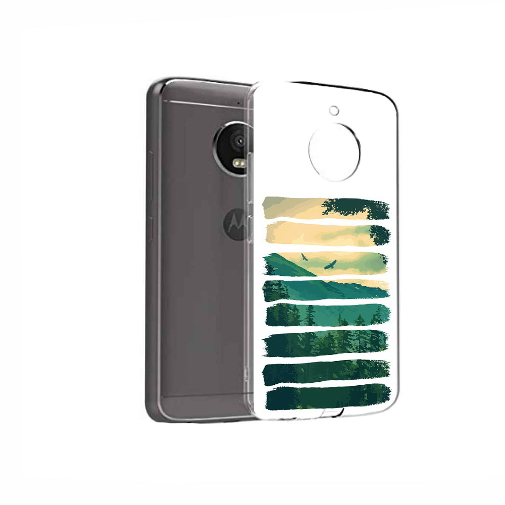 

Чехол MyPads Tocco для Motorola Moto E4 Лесная чаща (PT99977.370.107), Прозрачный, Tocco