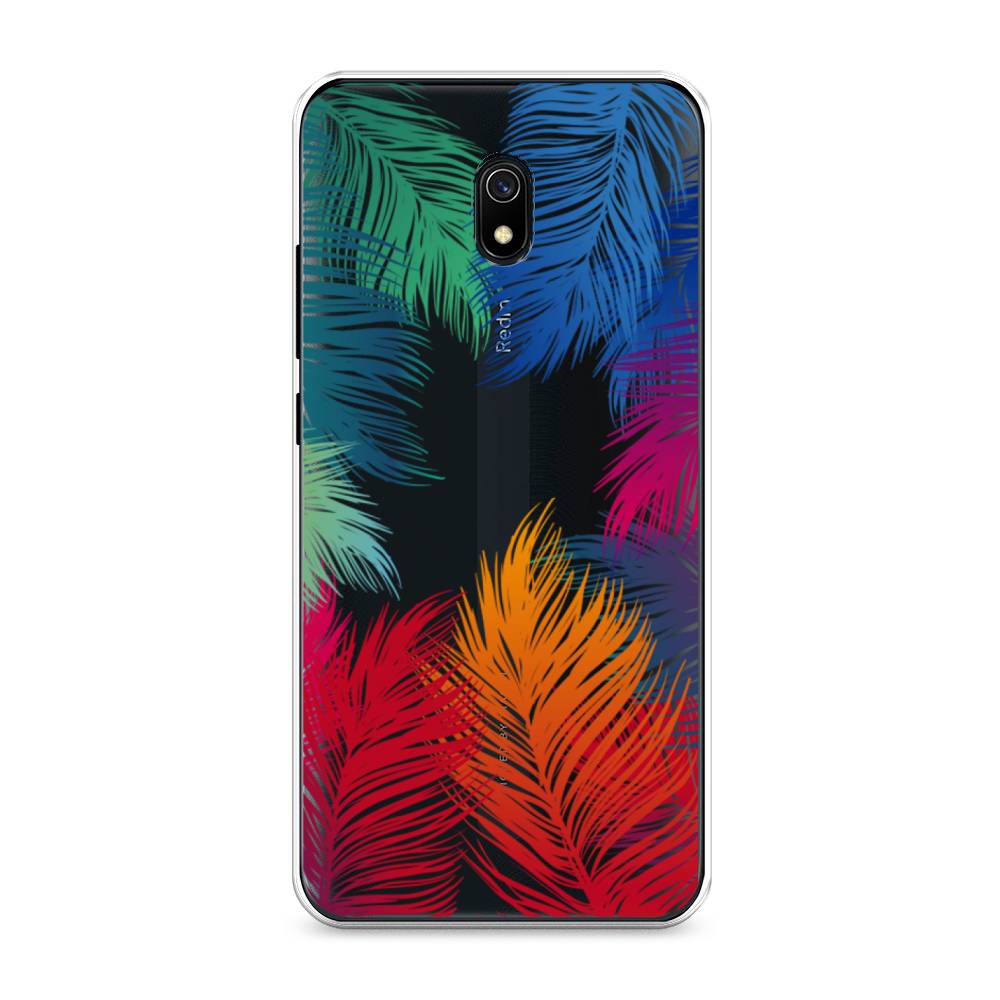 

Чехол Awog на Xiaomi Redmi 8A "Рамка из перьев", Разноцветный, 37250-4