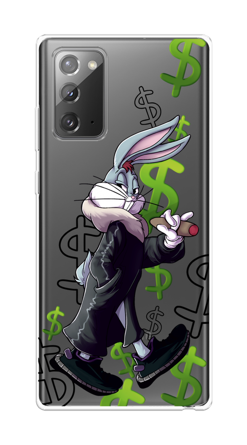 

Чехол на Samsung Galaxy Note 20 "Rich Bugs Bunny", Зеленый;черный;голубой, 2100950-6