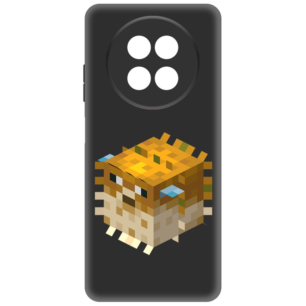 

Чехол-накладка Krutoff Soft Case Minecraft-Иглобрюх для Realme 13+ 5G черный