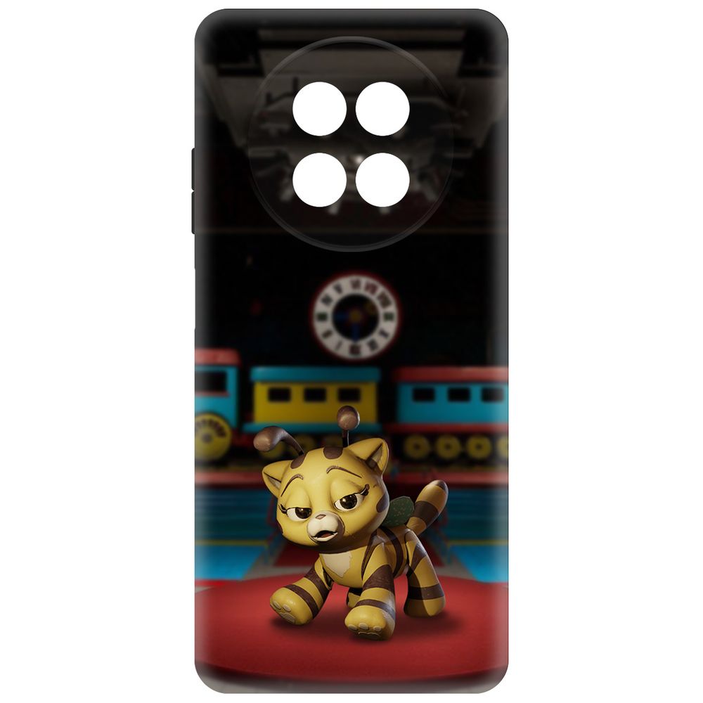 

Чехол-накладка Krutoff Soft Case Хаги Ваги - Кошка-Пчёлка для Realme 13+ 5G черный