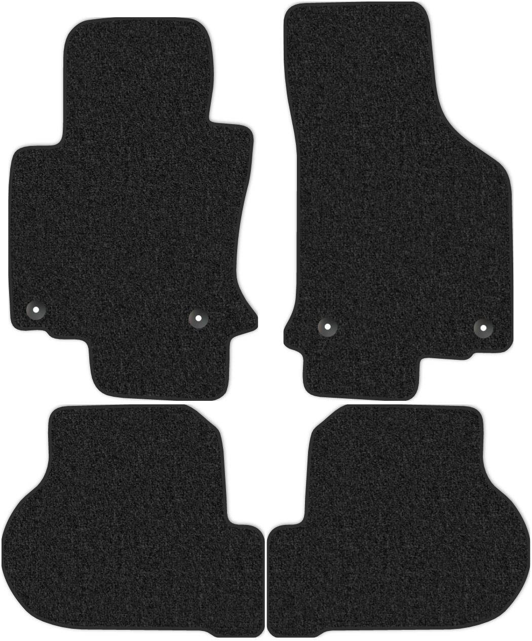 фото Коврики allmone "ева/эва/eva" для volkswagen golf v vi (mk6 mk5) (2003 - 2013) черн 4 шт.
