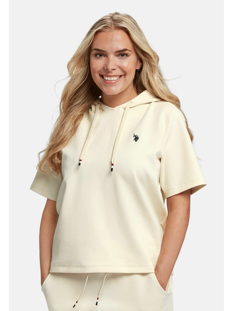 

Футболка женская U.S. POLO Assn. US221J00J бежевая L, Бежевый, US221J00J