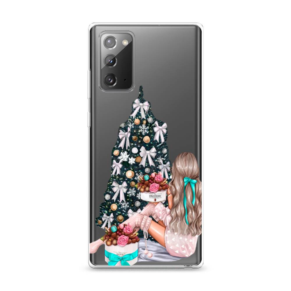 

Чехол на Samsung Galaxy Note 20 "New Year", Зеленый;бежевый;голубой, 2100950-5