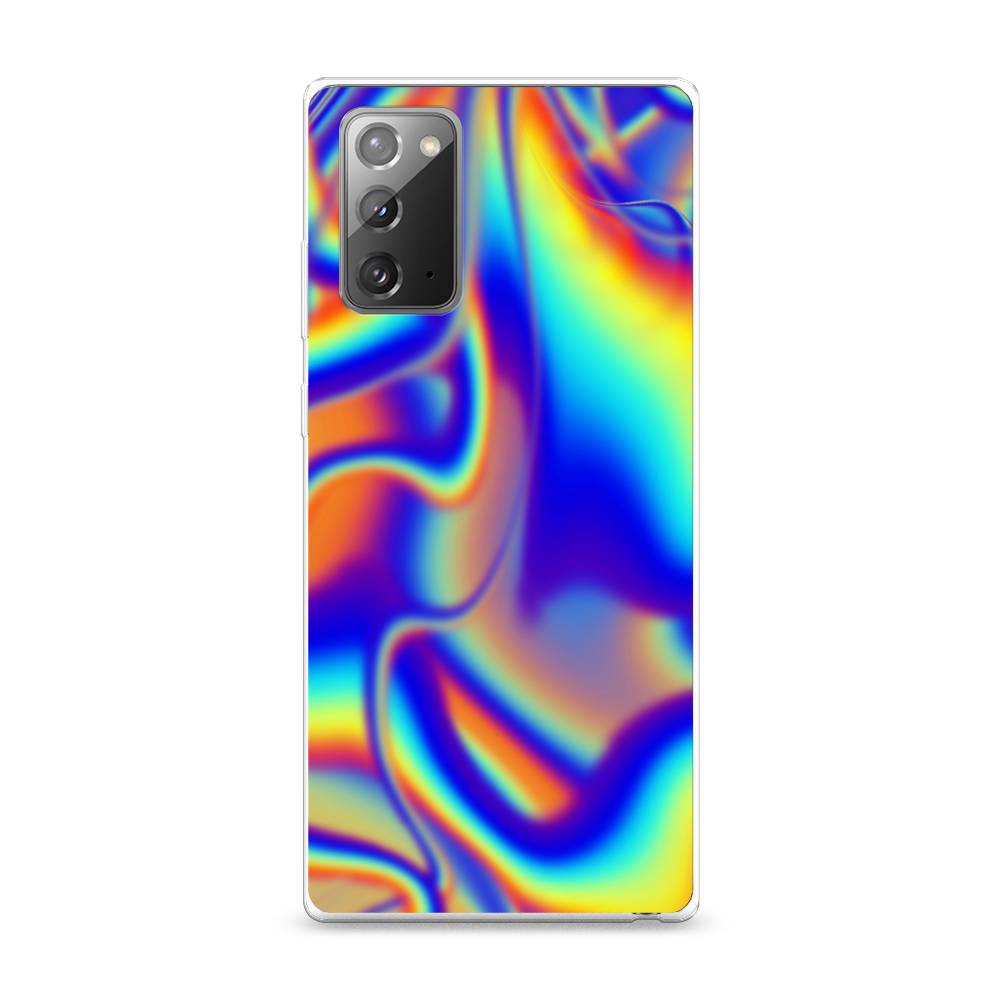 

Чехол на Samsung Galaxy Note 20 "Яркая голограмма", Разноцветный, 2100950-3