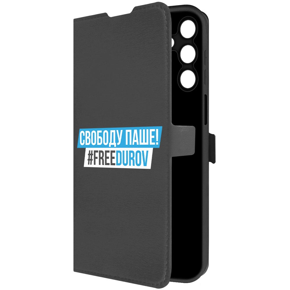 

Чехол-книжка Krutoff Eco Book для Samsung Galaxy A15 4G (A155) Свободу Паше! (черный)