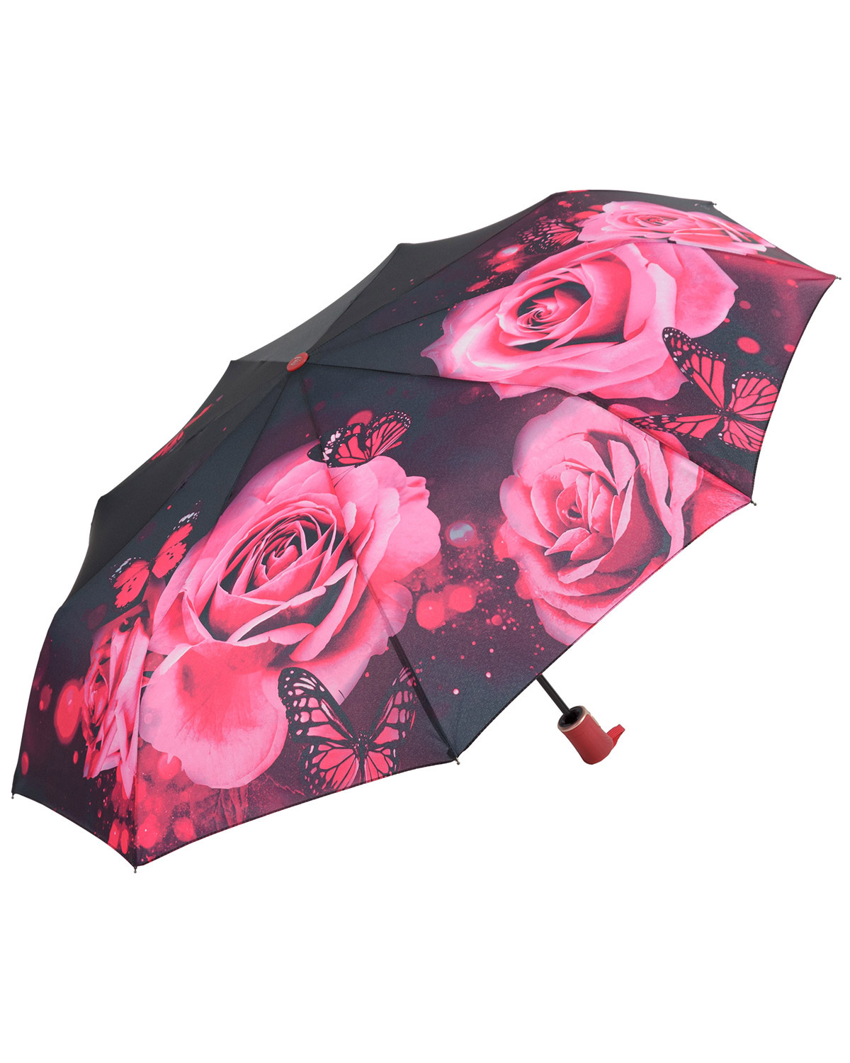 Зонт женский frei Regen 806-FCP розовый/черный