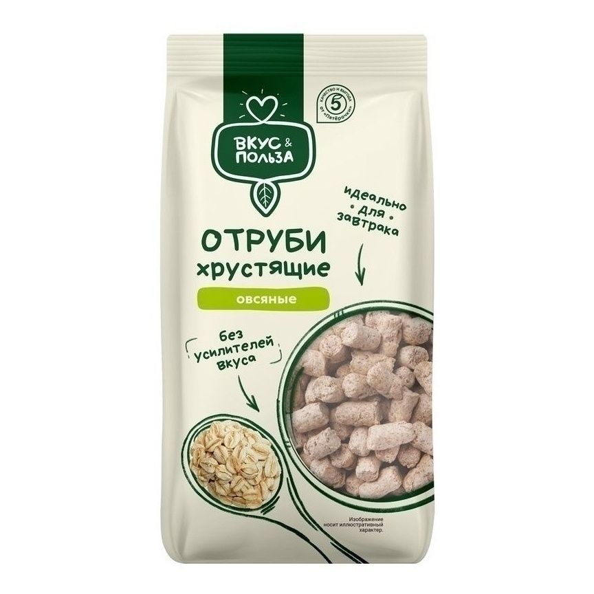 

Отруби Вкус & Польза хрустящие овсяные 230 г