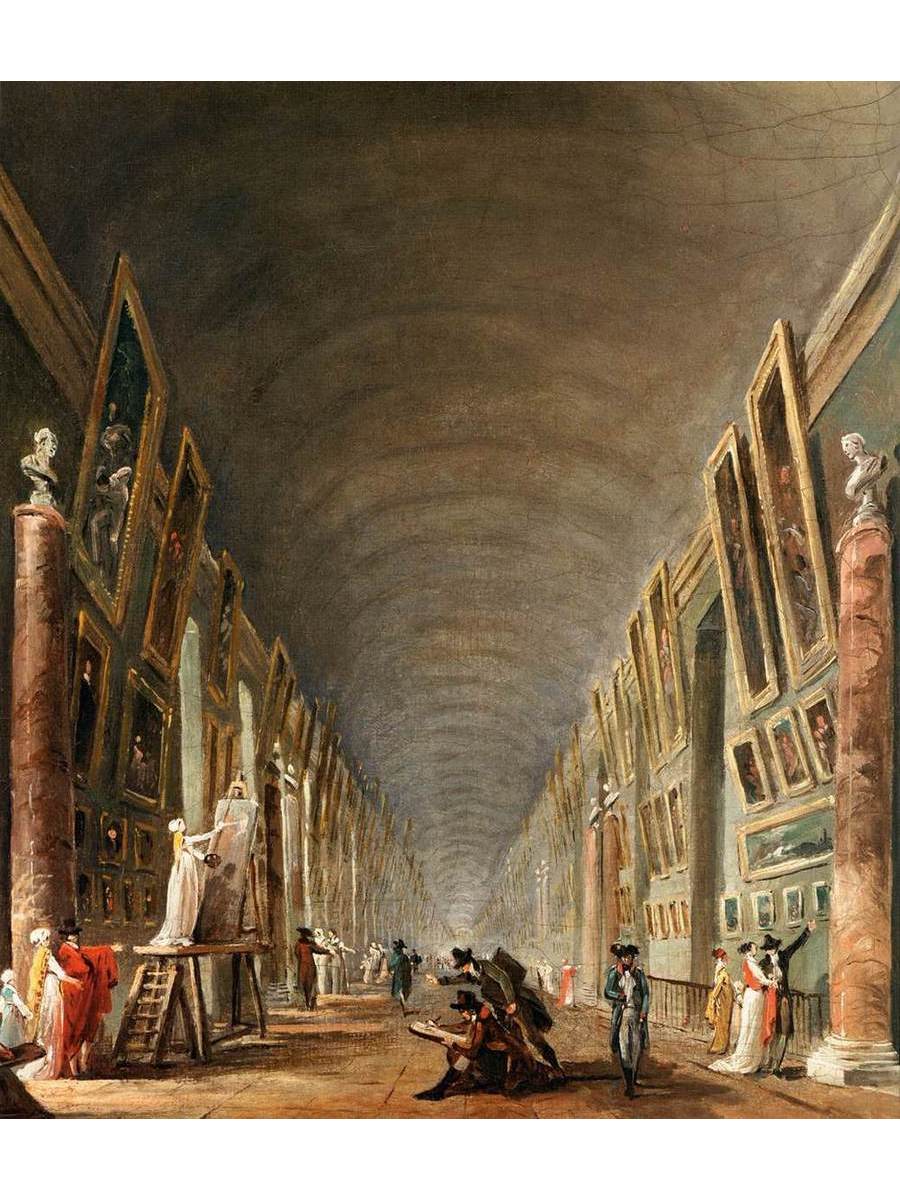 

Постер DRABS A3 Гюбер Робер The Grande Galerie detail