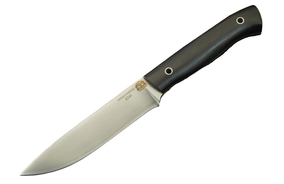 Мастерская Сковородихина нож F4, сталь Bohler K340, рукоять граб