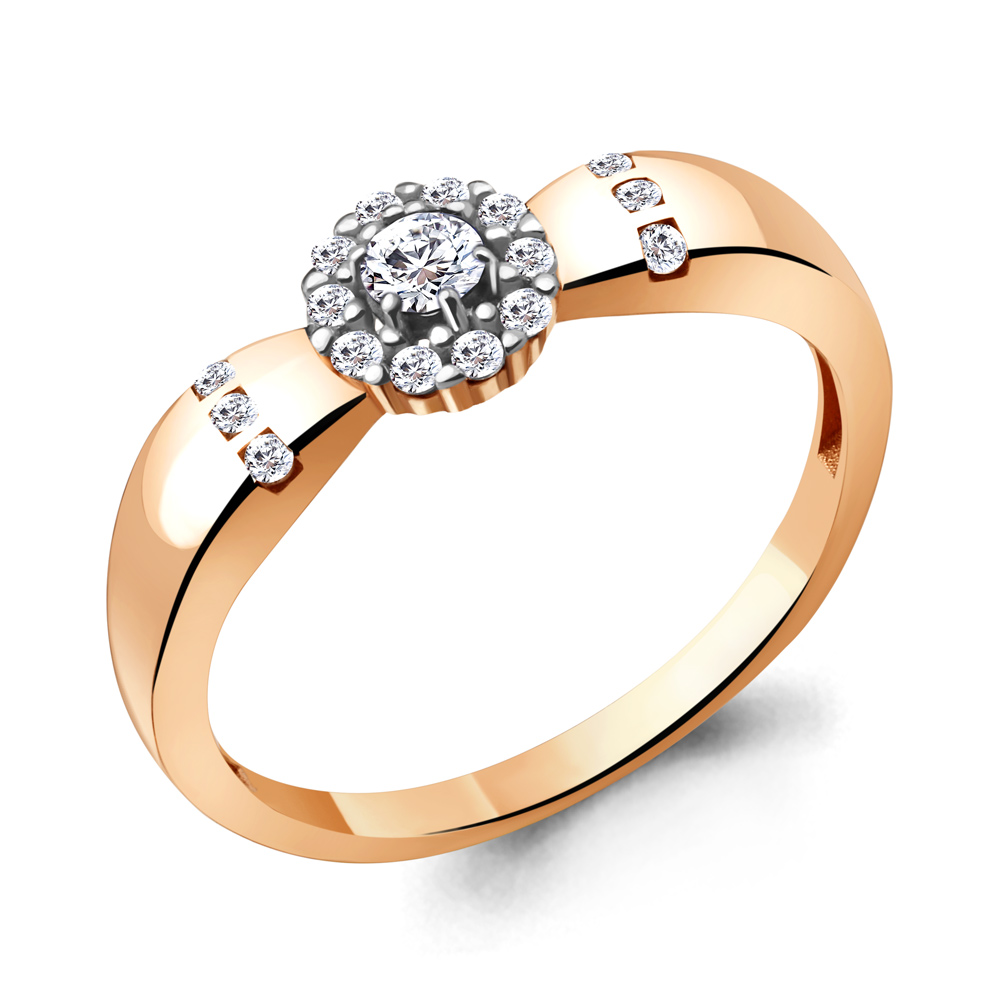 

Кольцо из серебра с фианитом Aquamarine Aquamarine 68811А_925_з р. 18,5, 68811А_925_з