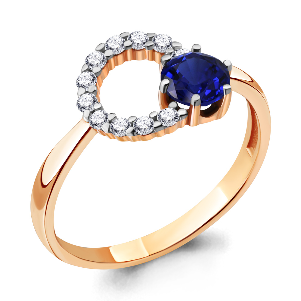 

Кольцо из серебра с фианитом Aquamarine Aquamarine 68810АБ_925_з р. 16, 68810АБ_925_з