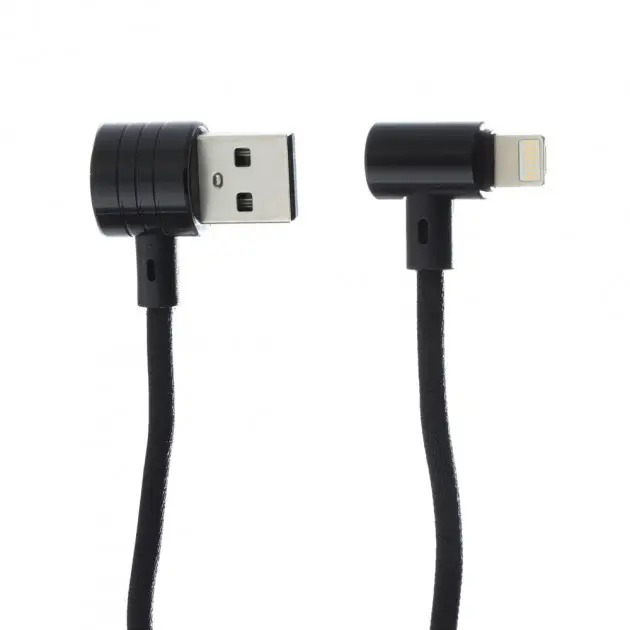 Кабель lightning - usb Ponto 1 м черный