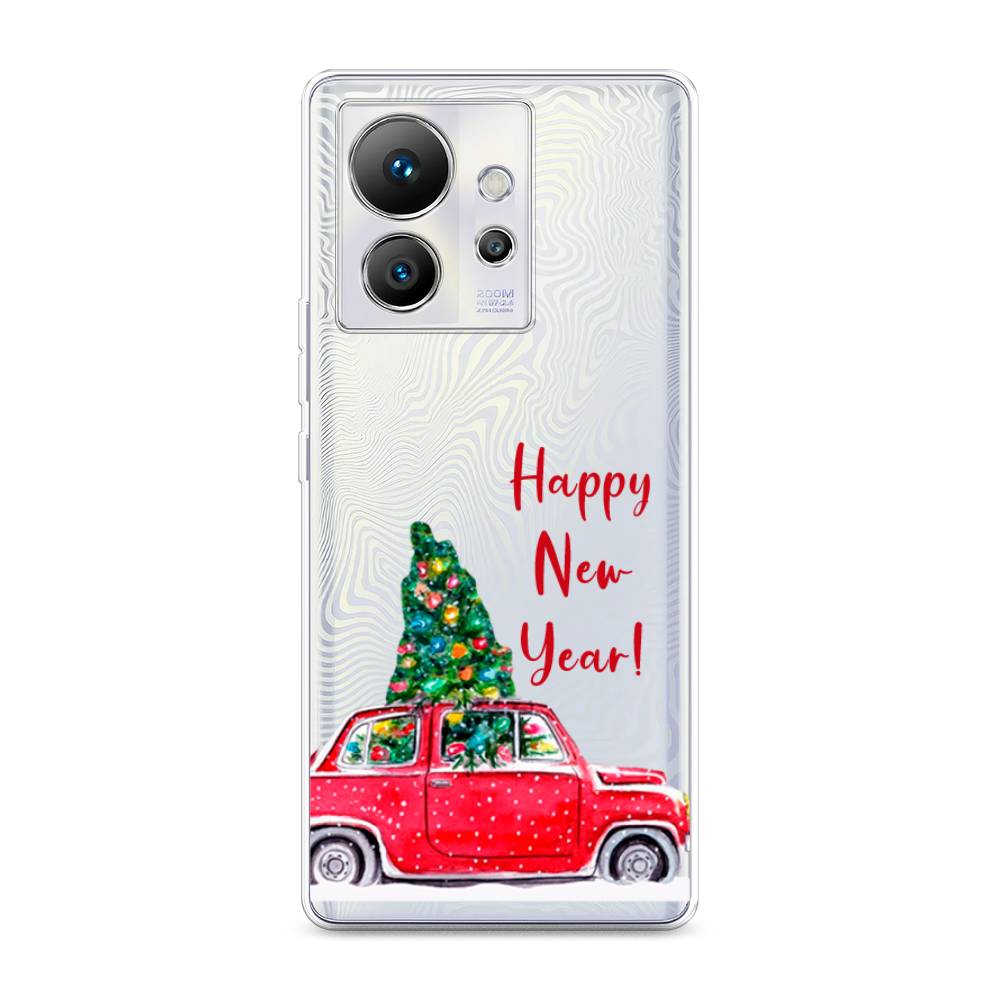 

Чехол на Infinix Zero Ultra 5G "Happy New Year", Красный;зеленый, 3102850-5