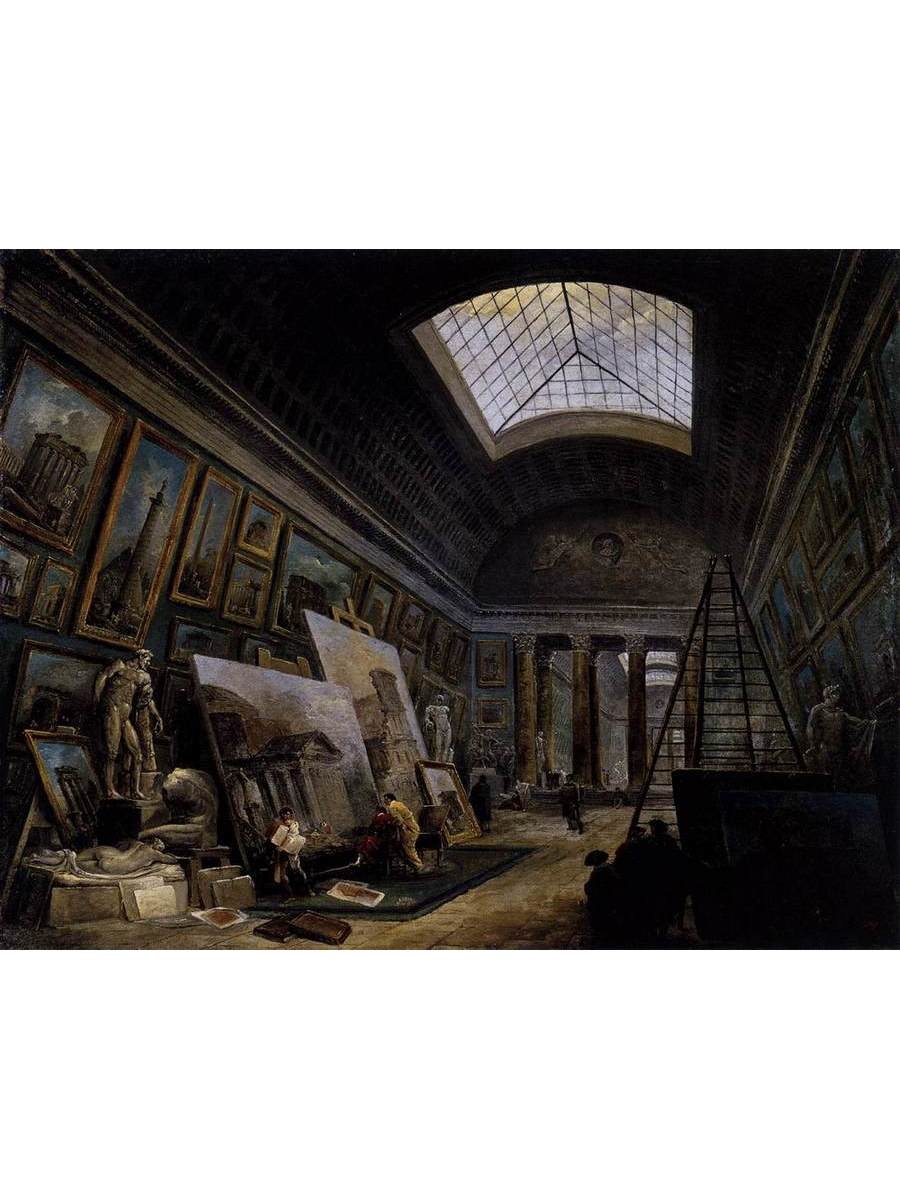 

Постер DRABS A3 Гюбер Робер Imaginary View of the Grande Galerie in the Louvre