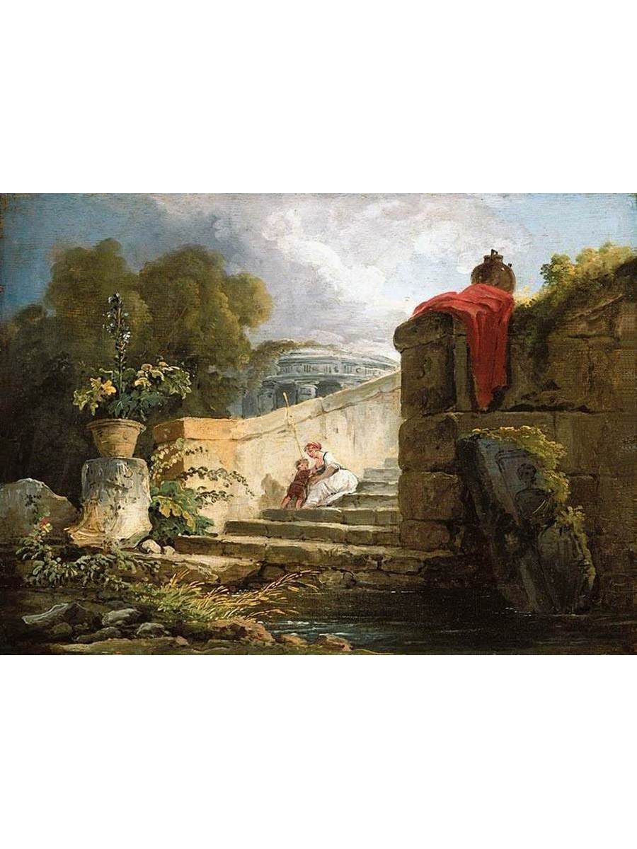 

Постер DRABS A3 Гюбер Робер A Scene in the Grounds of the Villa Farnese