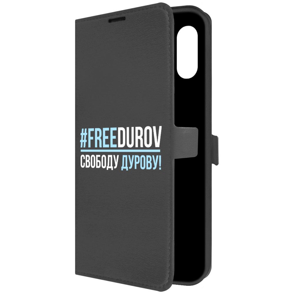 

Чехол-книжка Krutoff Eco Book для Samsung Galaxy A02 (A022) Свободу Дурову! (черный)