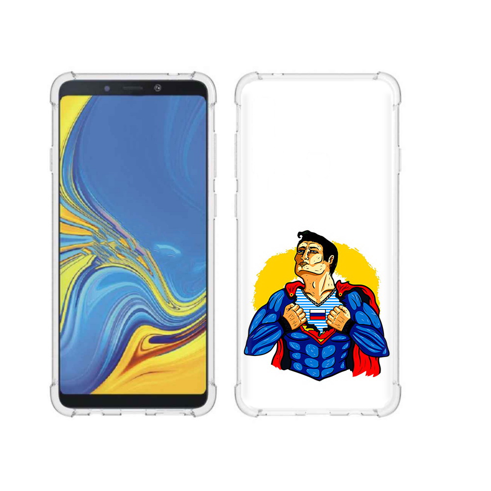 

Чехол MyPads Tocco для Samsung Galaxy A9 русский супермен (PT118683.560.591), Прозрачный, Tocco