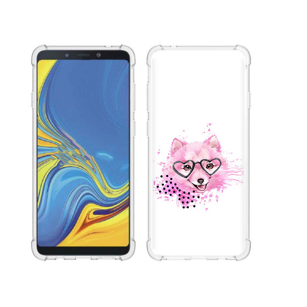 

Чехол MyPads Tocco для Samsung Galaxy A9 розовый волченок (PT118683.560.585), Прозрачный, Tocco