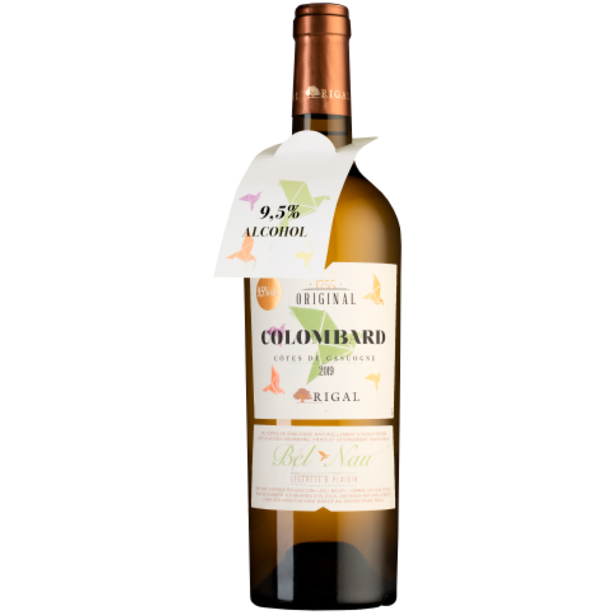 Вино Colombard Rigal белое полусухое 0,75 л