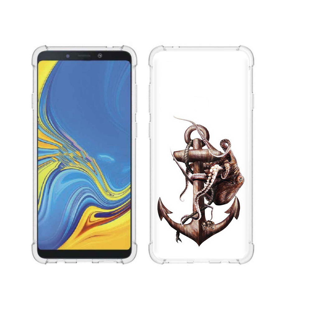 

Чехол MyPads Tocco для Samsung Galaxy A9 ржавый якорь (PT118683.560.579), Прозрачный, Tocco