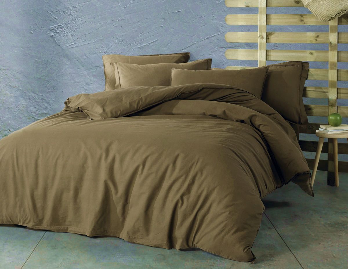

Пододеяльник Maktex из сатина 175 х 215 арахис, Коричневый, Пододеяльники из сатина 140