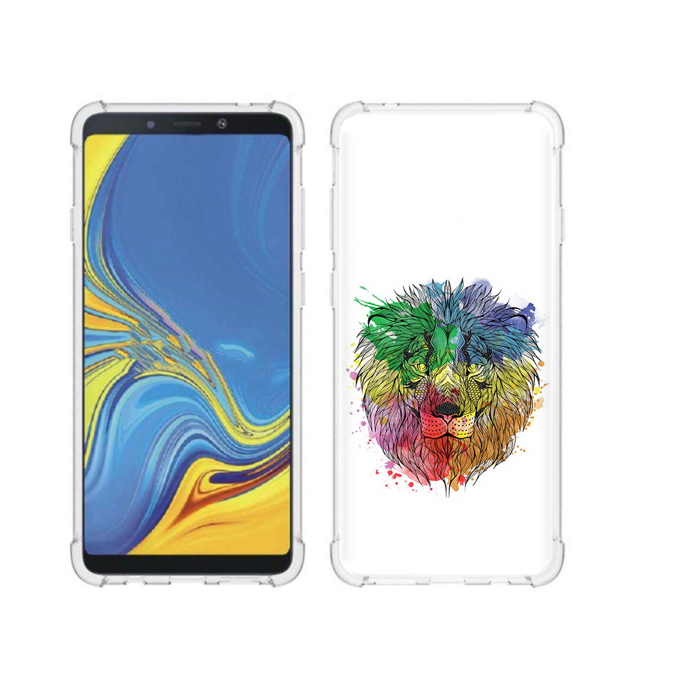 

Чехол MyPads Tocco для Samsung Galaxy A9 разноцветный гордый лев (PT118683.560.573), Прозрачный, Tocco