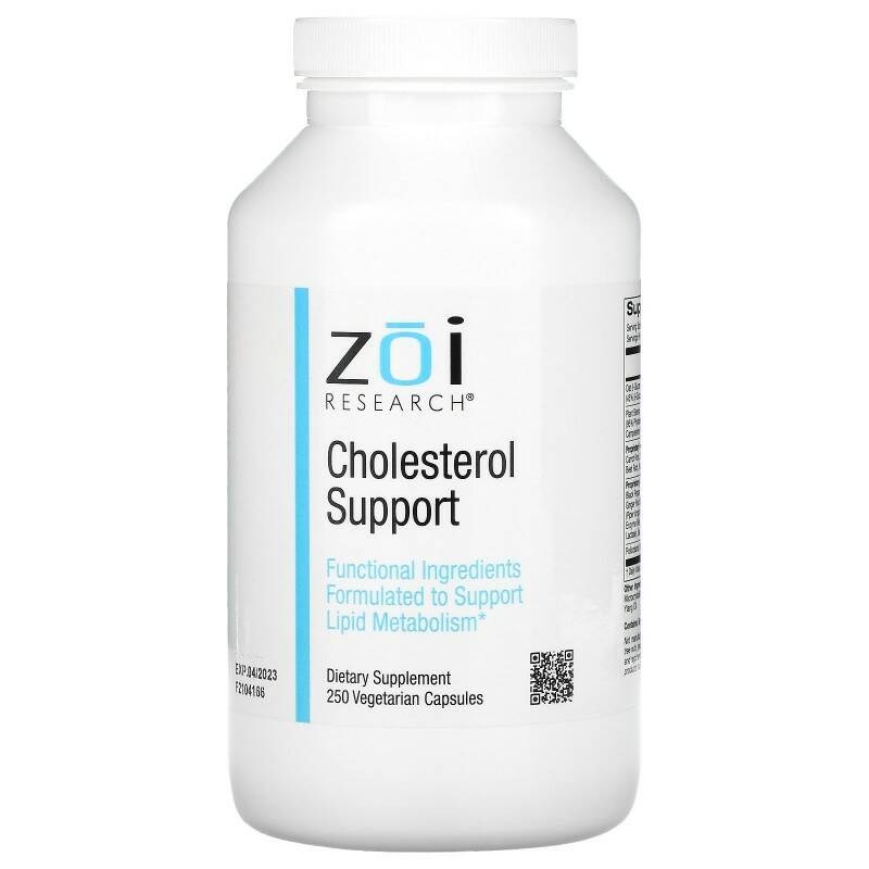 

ZOI Research Cholesterol Support, 250 капсул, Cholesterol Support, 250 капсул