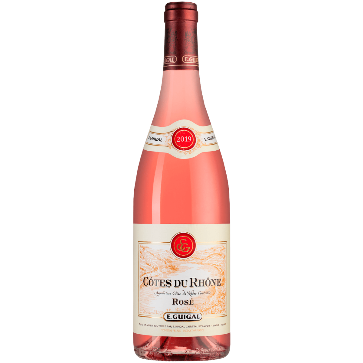 Вино Cotes du Rhone Rose E. Guigal розовое сухое 0,75 л