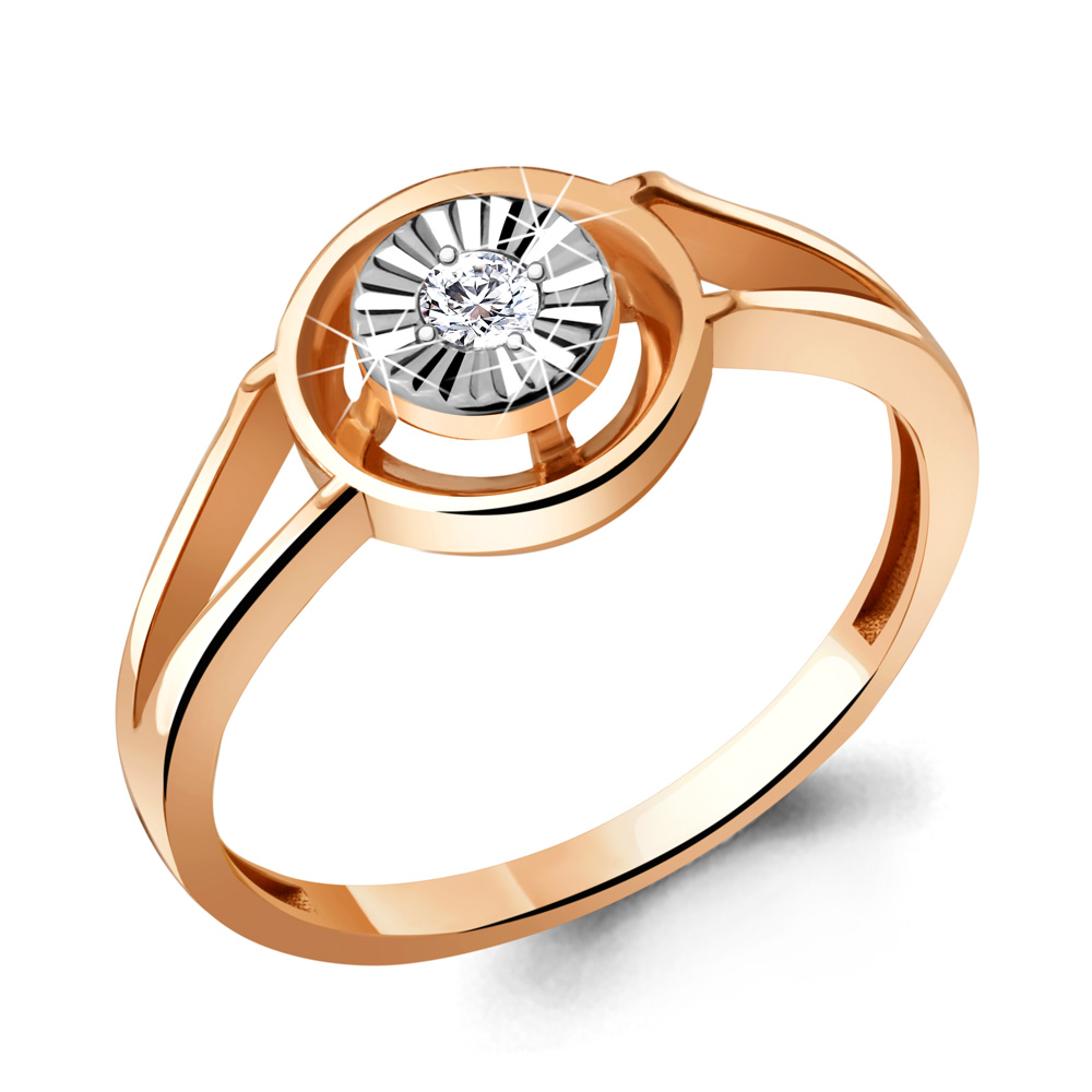 

Кольцо из серебра с фианитом Aquamarine Aquamarine 68802_925_з р, 68802_925_з