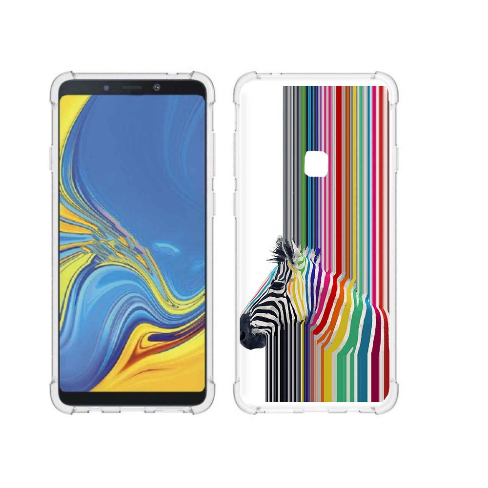 Чехол MyPads Tocco для Samsung Galaxy A9 радужная зебра (PT118683.560.565)