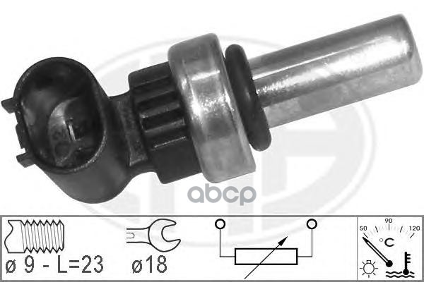 

Датчик Температуры Охлаждающей Жидкости Opel Astra J 2010-> Mot.1,4/1,6/1,8/1,4t Era 33075