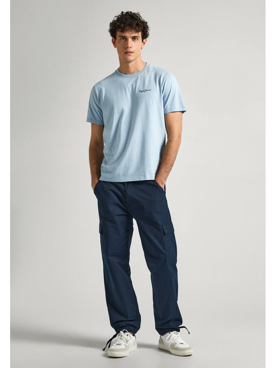 

Футболка мужская Pepe Jeans London PE122O0MD синяя S, Синий, PE122O0MD