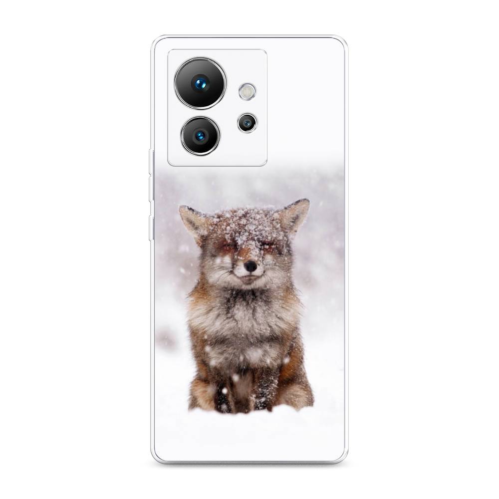 

Чехол на Infinix Zero Ultra 5G "Зимняя лиса", Белый;серый;коричневый, 3102850-1