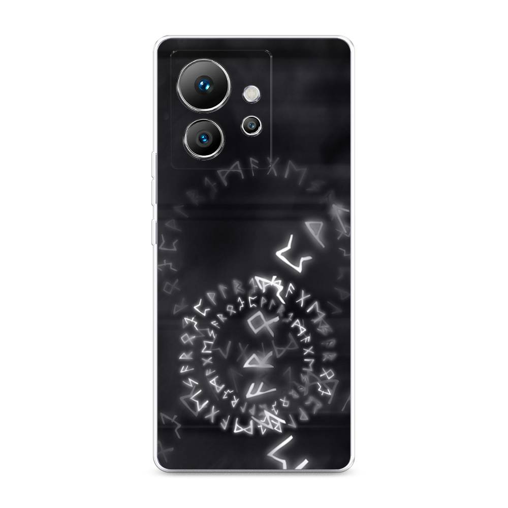 

Чехол на Infinix Zero Ultra 5G "Руны", Серый;черный, 3102850-3