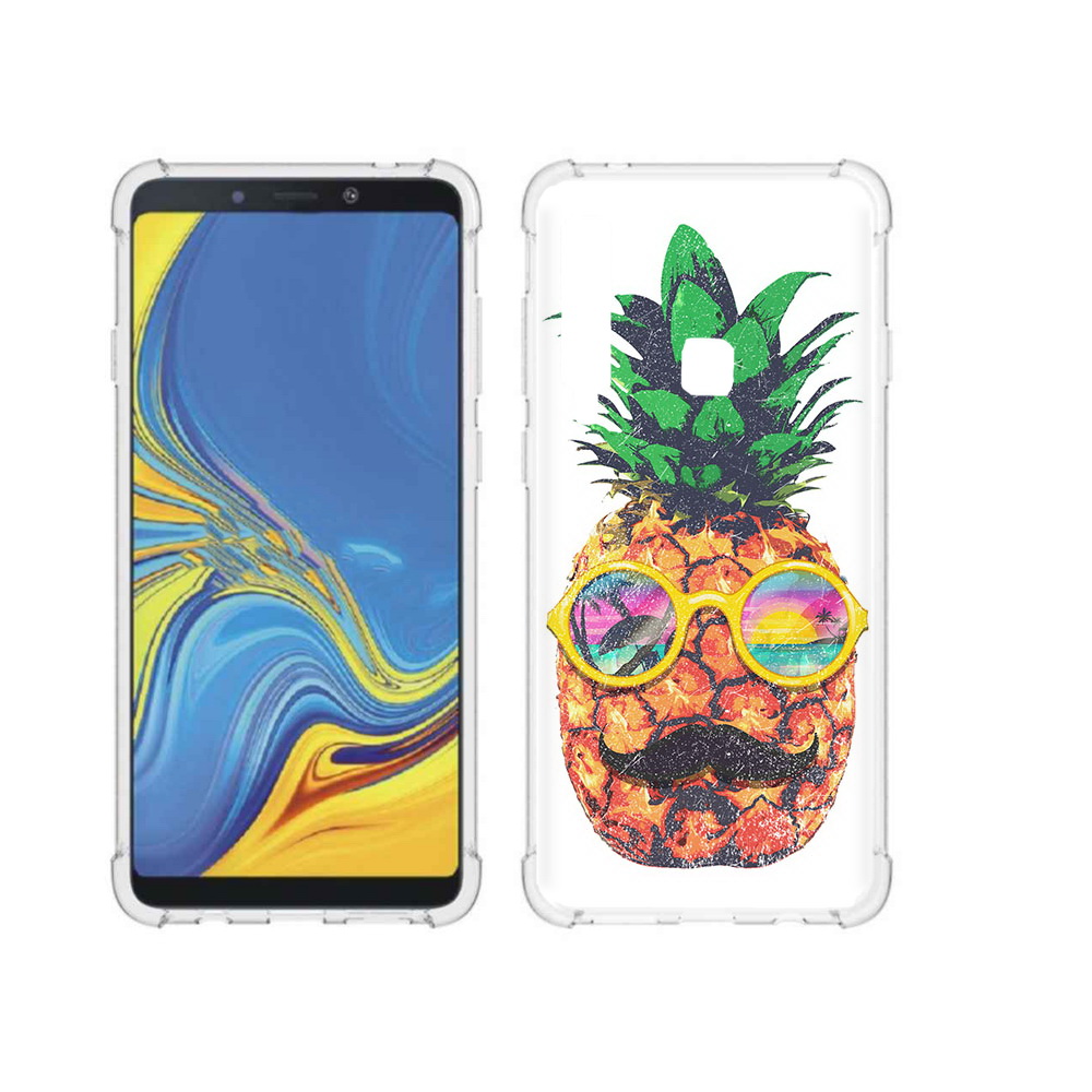 

Чехол MyPads Tocco для Samsung Galaxy A9 прикольный ананас с лицом (PT118683.560.556), Прозрачный, Tocco