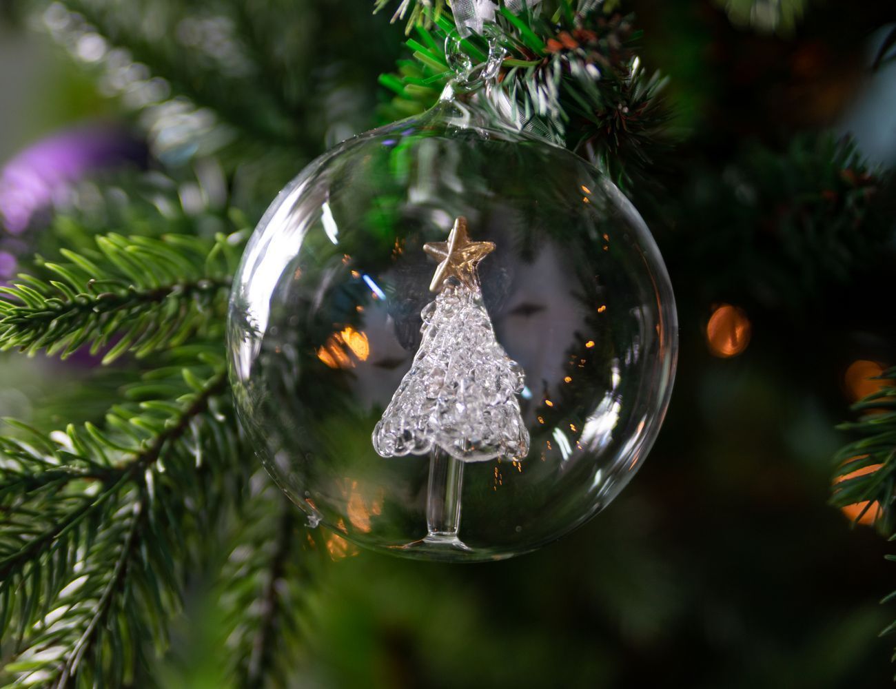 

Стеклянный шар с фигуркой ЛЕДЯНАЯ ЁЛОЧКА, 8 см, Koopman International, Прозрачный;коричневый, ABT632570-4