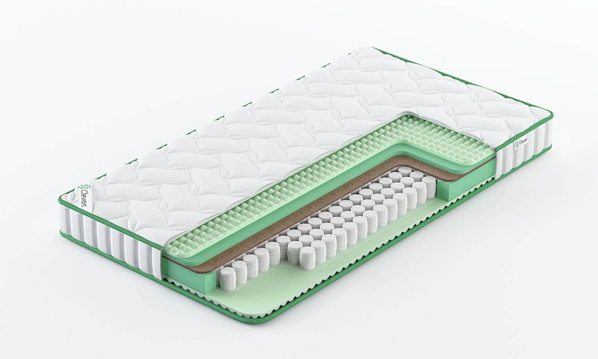 

Матрас Clever Supreme Hard Slim 75x145, Белый, CLEVER SUPREME HARD SLIM