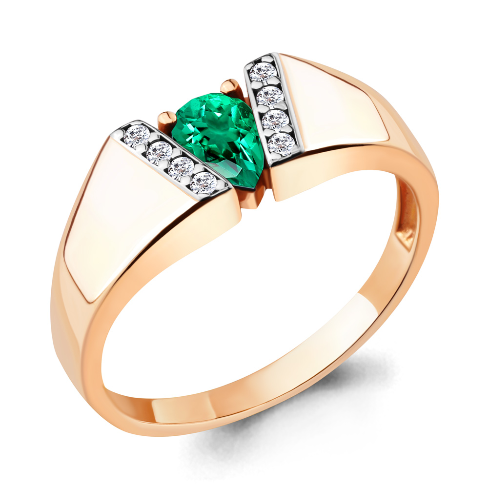 

Кольцо из серебра с фианитом Aquamarine Aquamarine 68787Г_925_з р, 68787Г_925_з