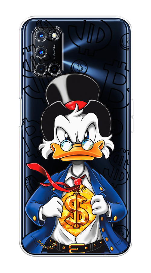 

Чехол на Oppo A52/A72 "Scrooge Goldman", Черный;белый;синий, 253150-1