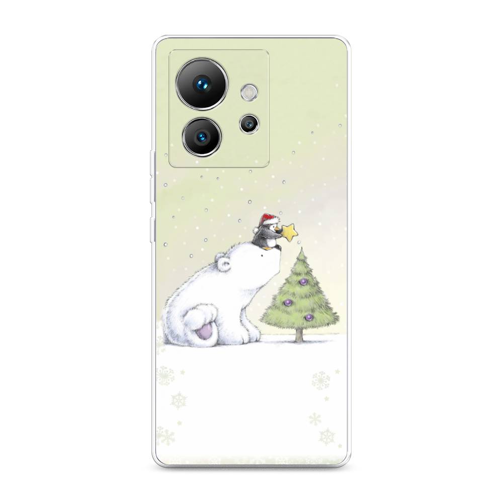 

Чехол на Infinix Zero Ultra 5G "Украшение елки", Белый;бежевый, 3102850-5