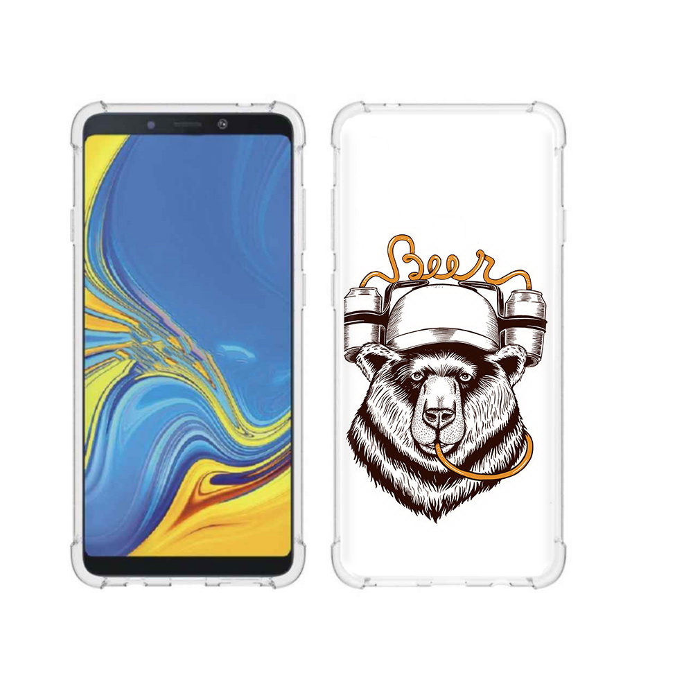 

Чехол MyPads Tocco для Samsung Galaxy A9 пивной медведь (PT118683.560.538), Прозрачный, Tocco