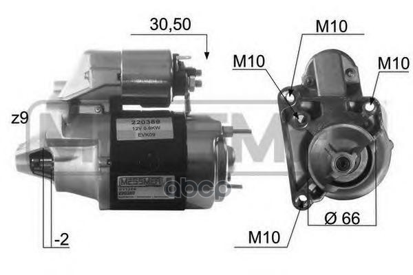 

Стартер Era 220389 Logan/Megane I/Clio Ii 0.9 Kw Era арт. 220389