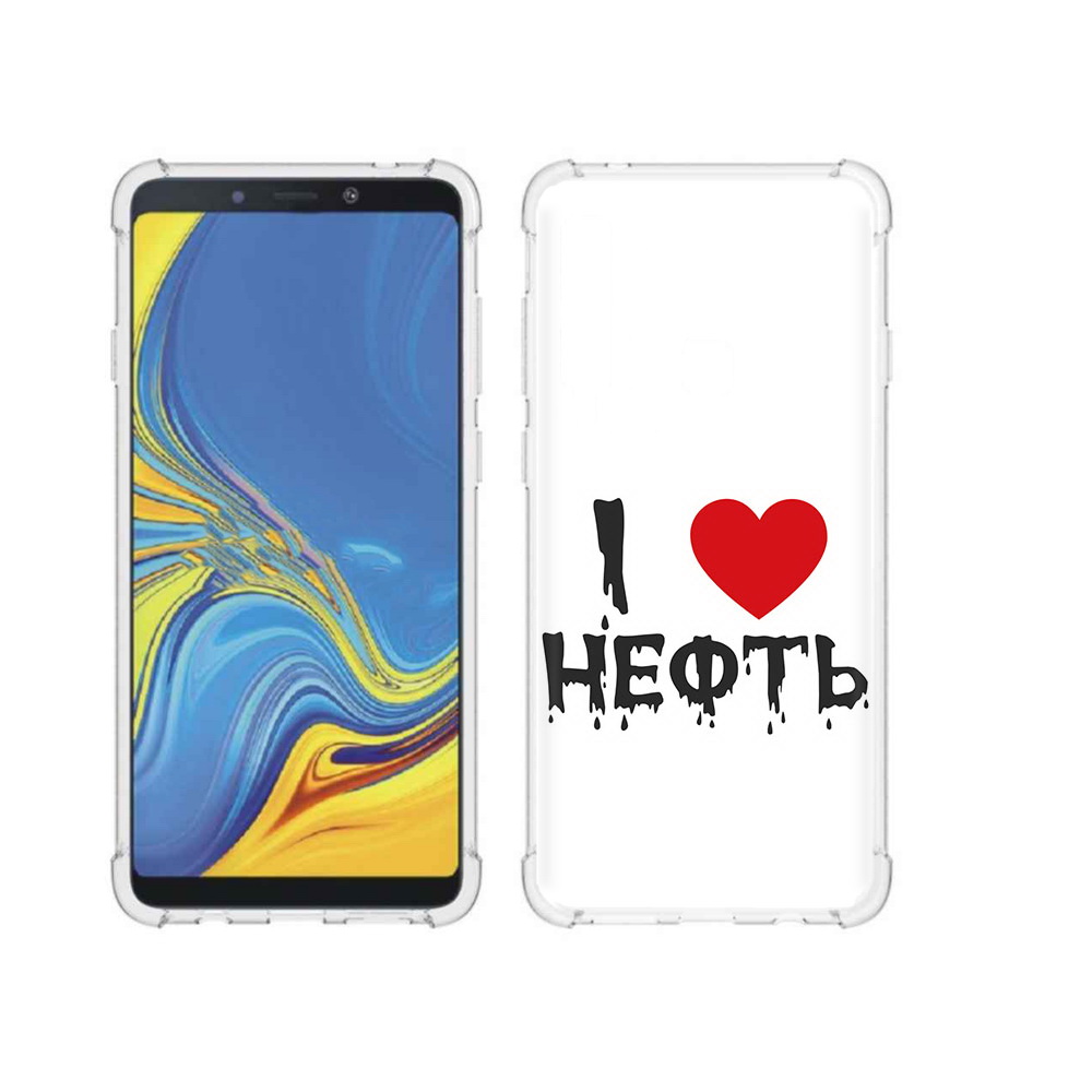 

Чехол MyPads Tocco для Samsung Galaxy A9 нефть (PT118683.560.522), Прозрачный, Tocco