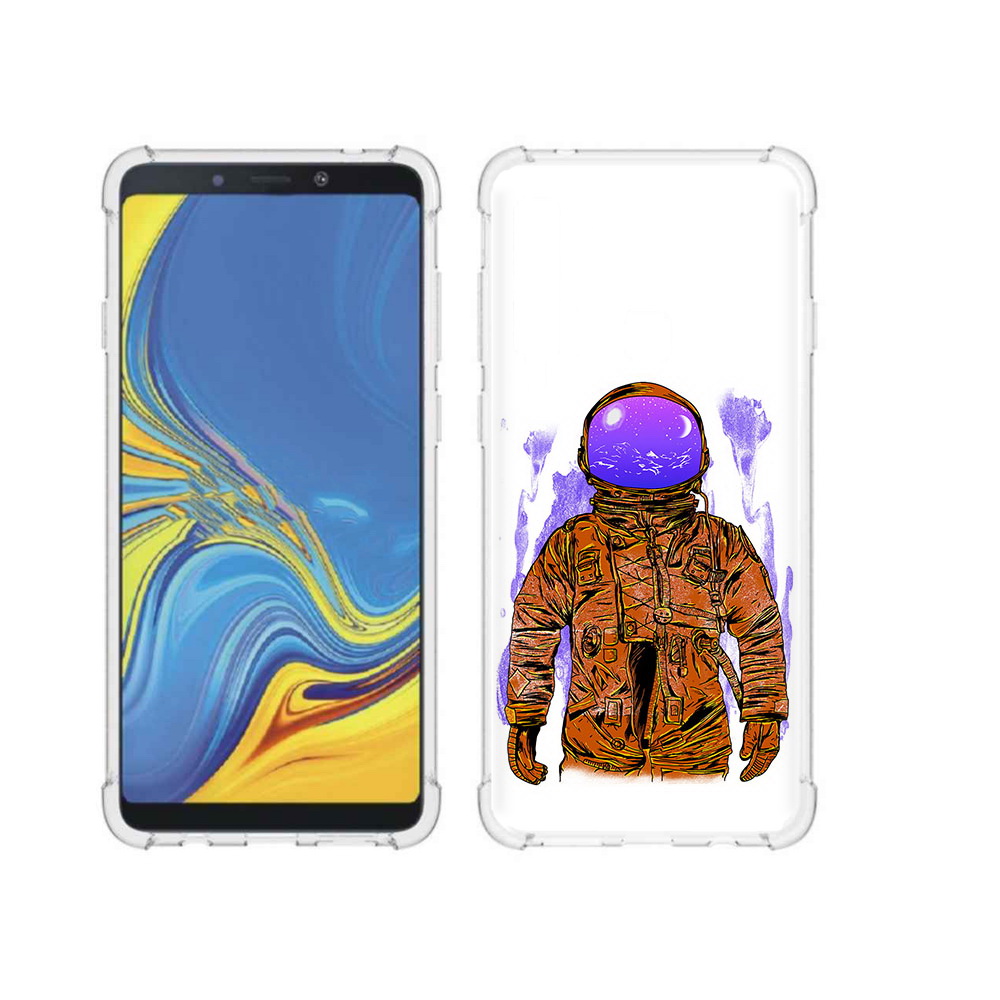 

Чехол MyPads Tocco для Samsung Galaxy A9 нарисованный мужчина в скафандре, Прозрачный, Tocco