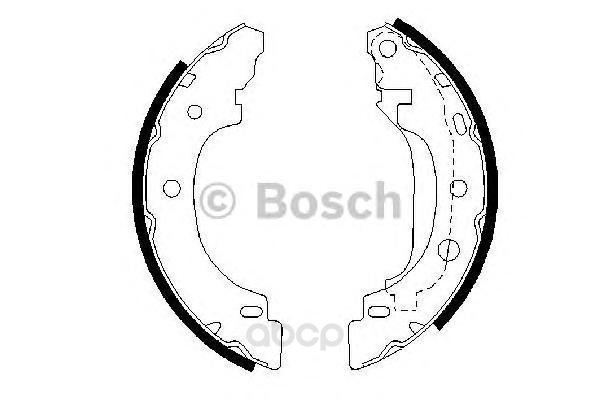

Тормозные колодки Bosch барабанные 986487570